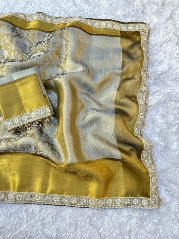 Arya - Kanjivaram silk saree - Image 5