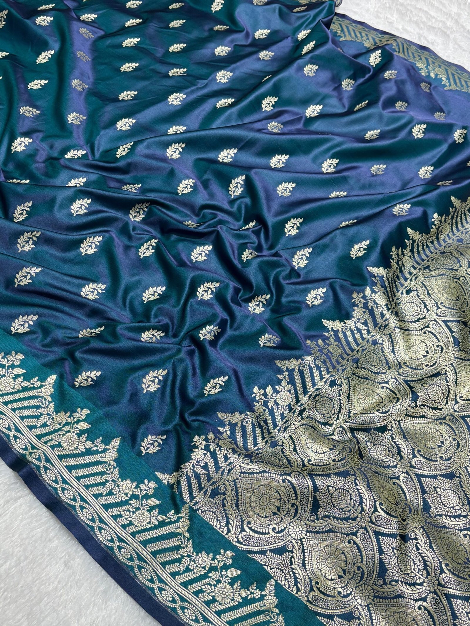 ZARVYA - Banarasi Mashru Katan Silk - Image 4
