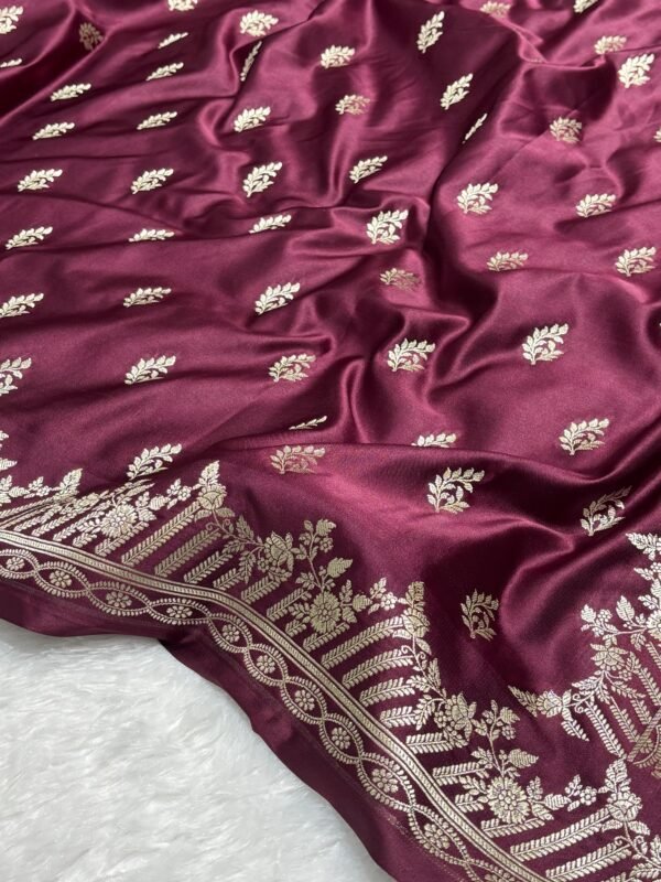 ZARVYA - Banarasi Mashru Katan Silk - Image 3
