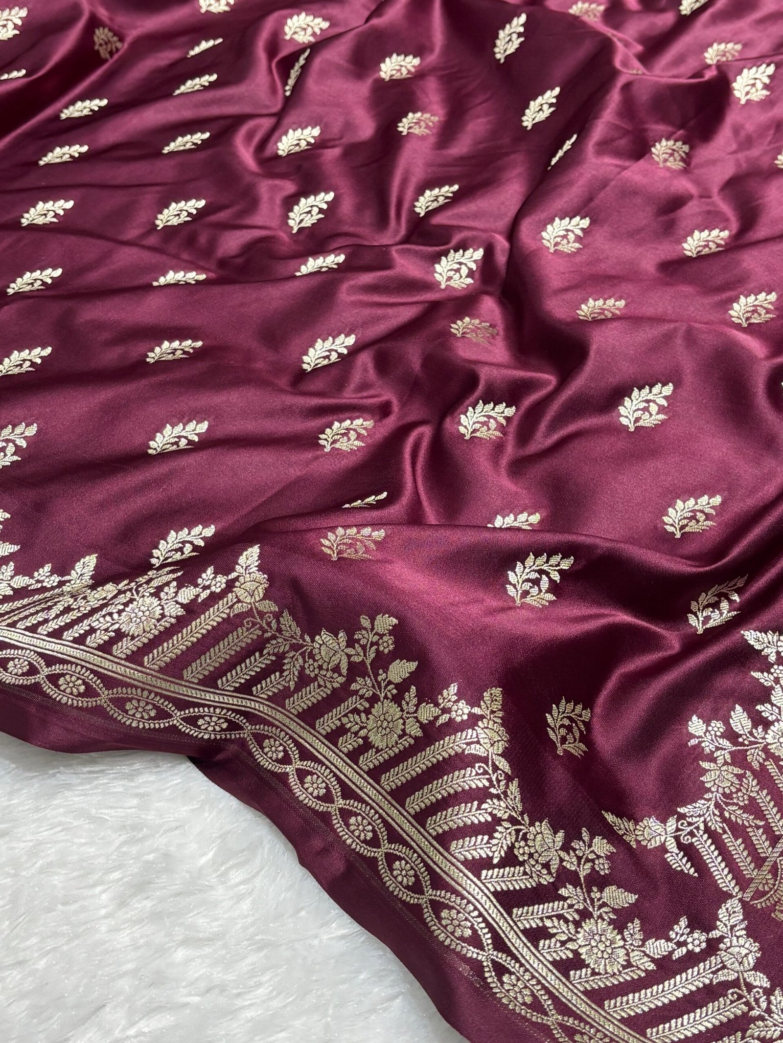 ZARVYA - Banarasi Mashru Katan Silk - Image 3