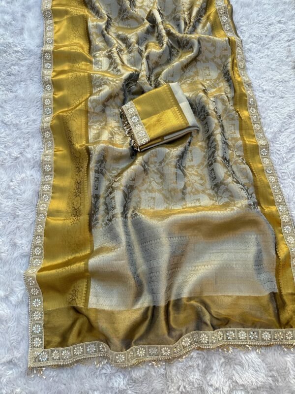 Arya - Kanjivaram silk saree - Image 4