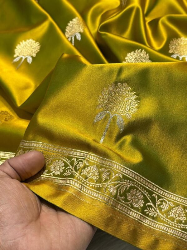ZARIA - Banarasi Mashru Katan Silk - Image 3