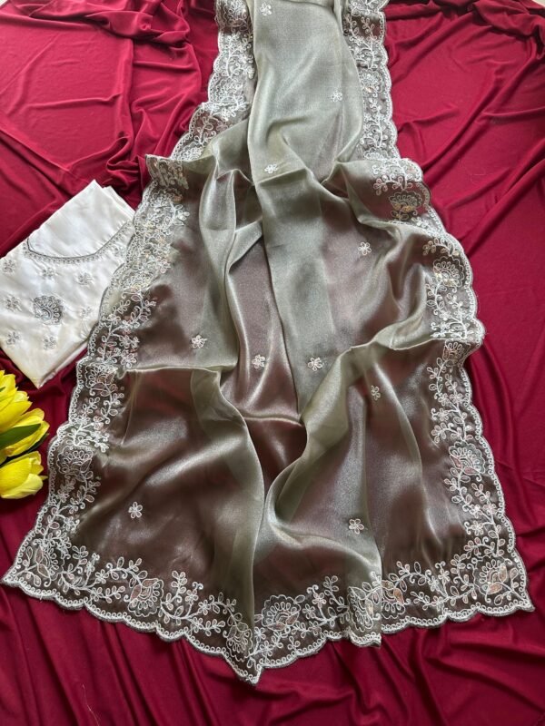 SHARJEENA - Shimmer tissue silk - Image 2