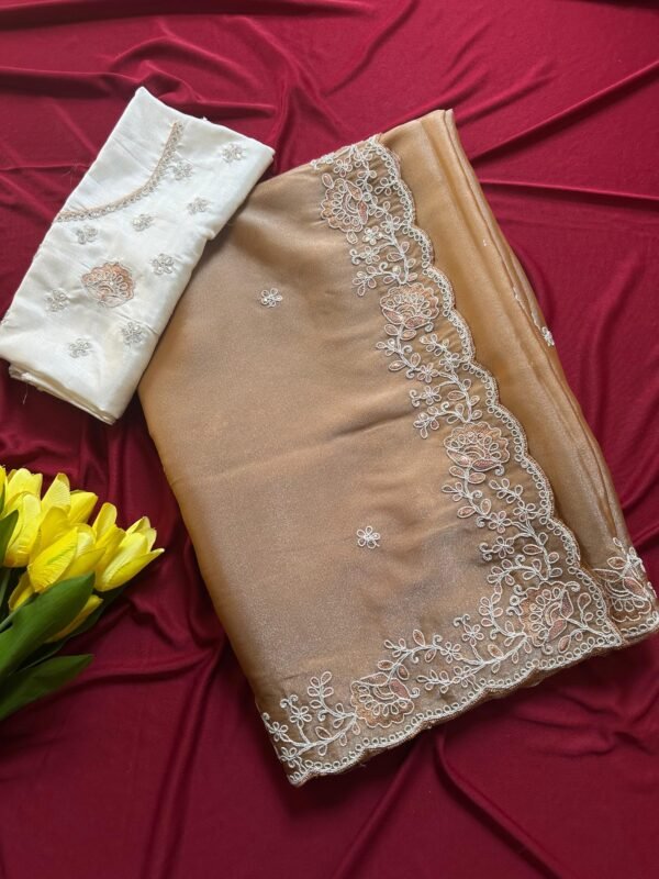 SHARJEENA - Shimmer tissue silk - Image 2
