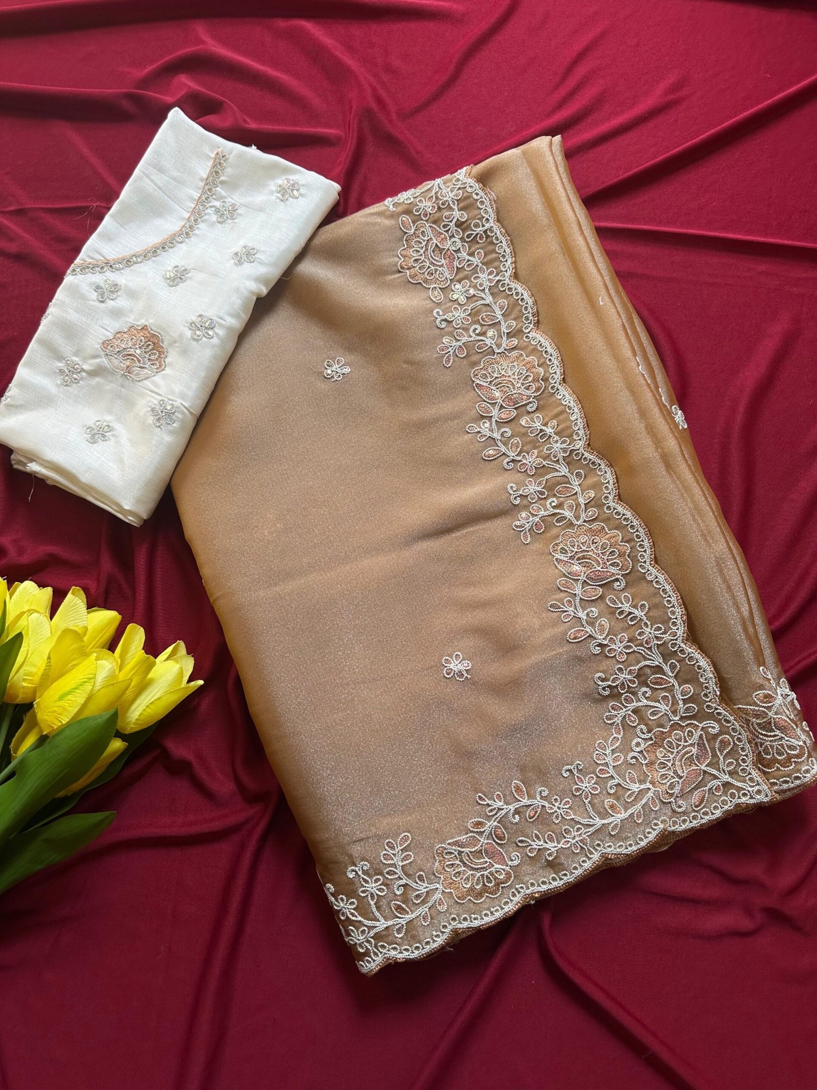 SHARJEENA - Shimmer tissue silk - Image 2