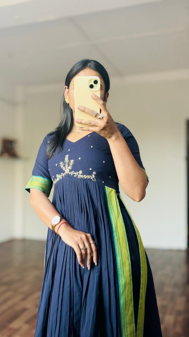 Ziya Mangalagiri handloom cotton kurti pant set - Image 8