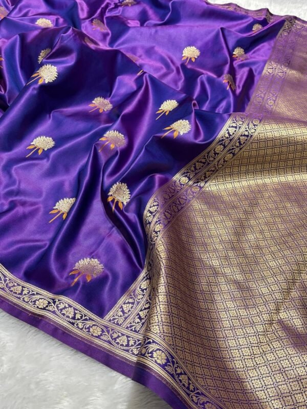 ZARIA - Banarasi Mashru Katan Silk - Image 4
