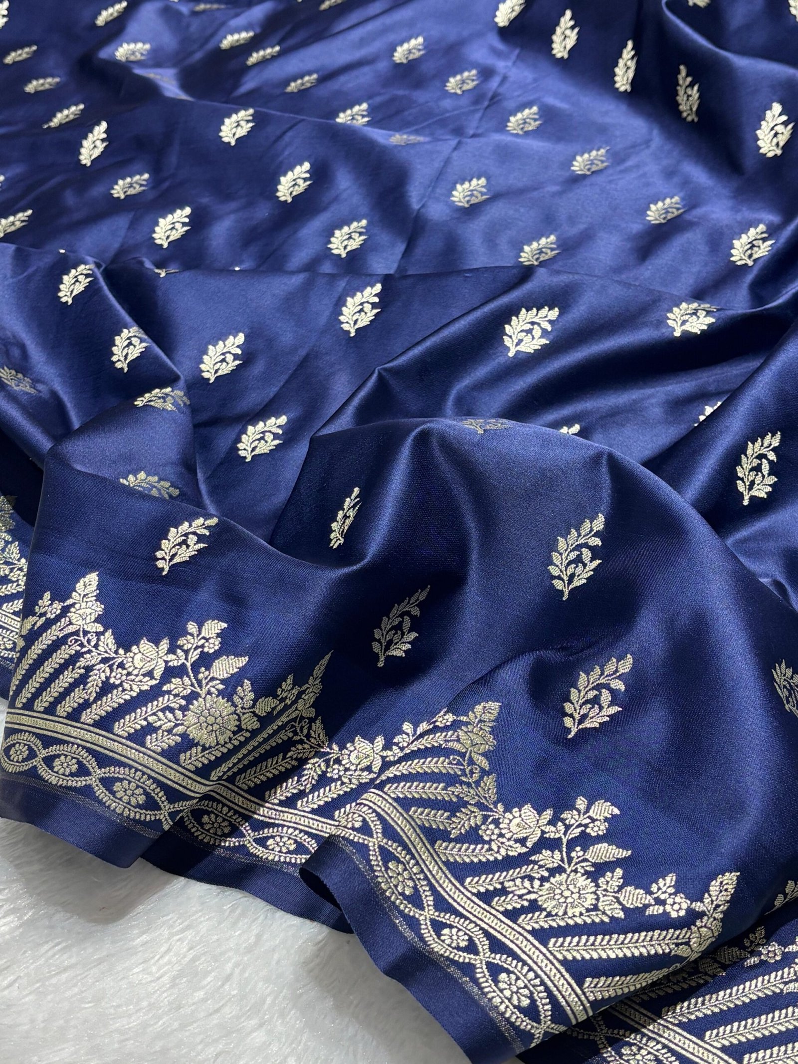 ZARVYA - Banarasi Mashru Katan Silk - Image 1