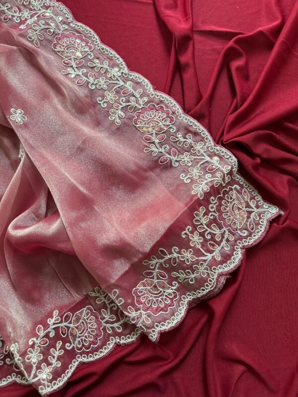 SHARJEENA - Shimmer tissue silk - Image 4