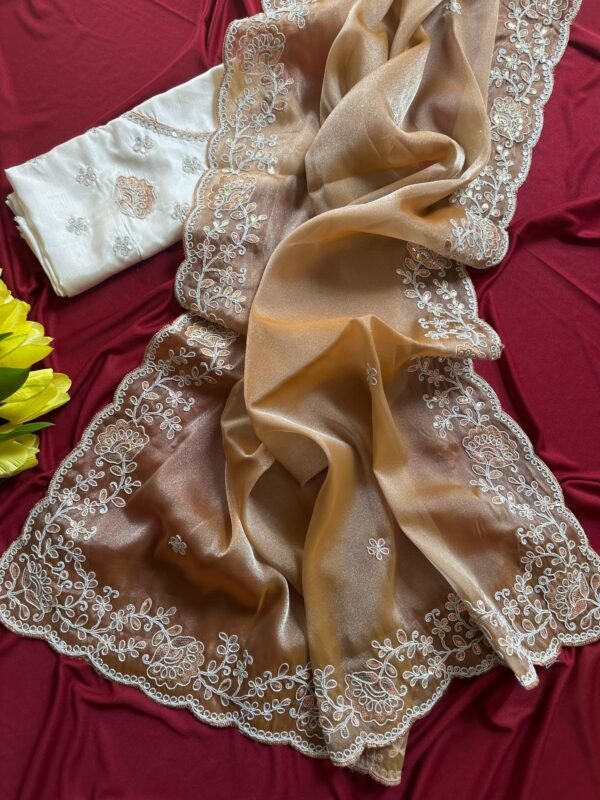 SHARJEENA - Shimmer tissue silk - Image 4