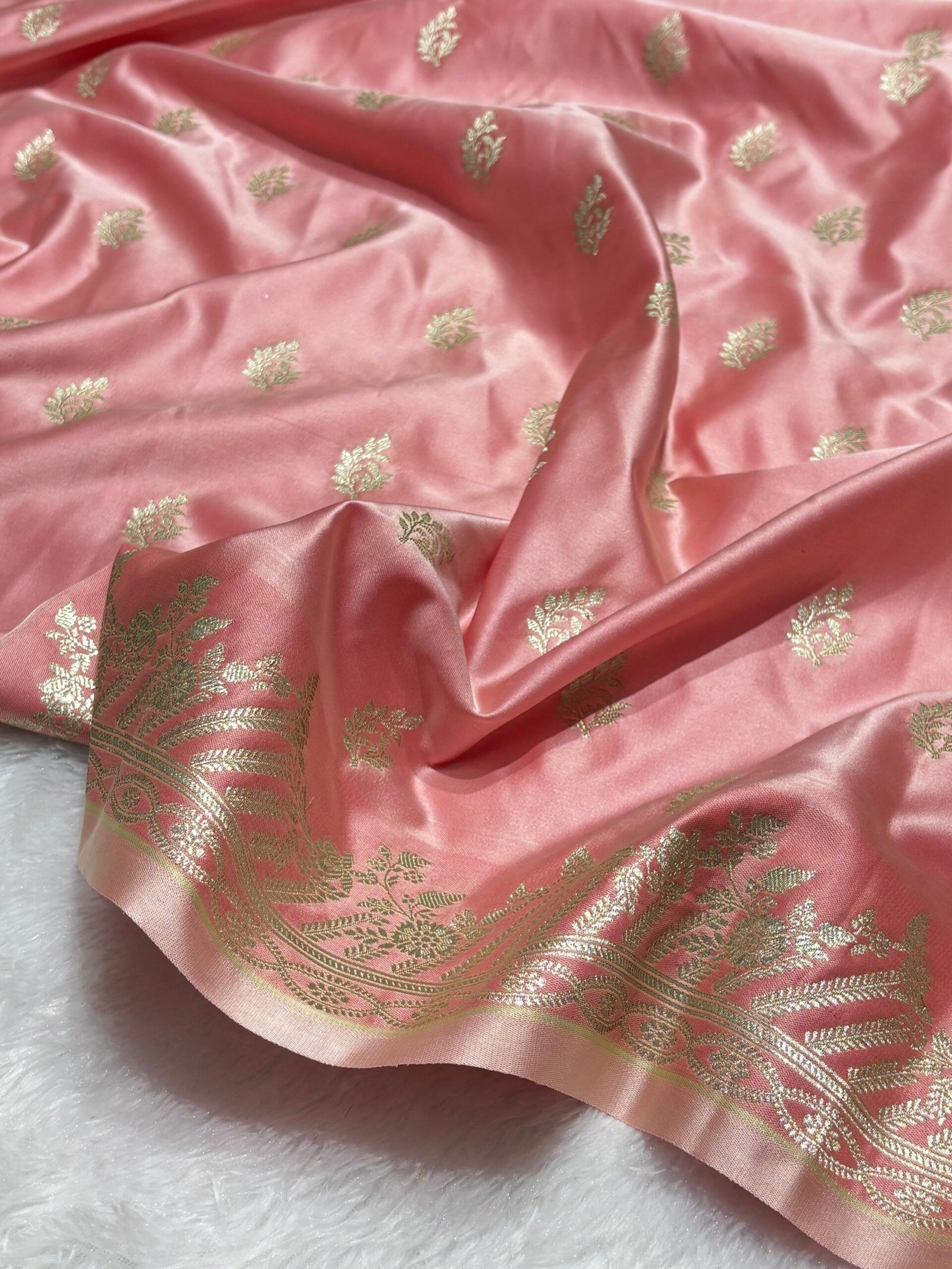 ZARVYA - Banarasi Mashru Katan Silk - Image 3