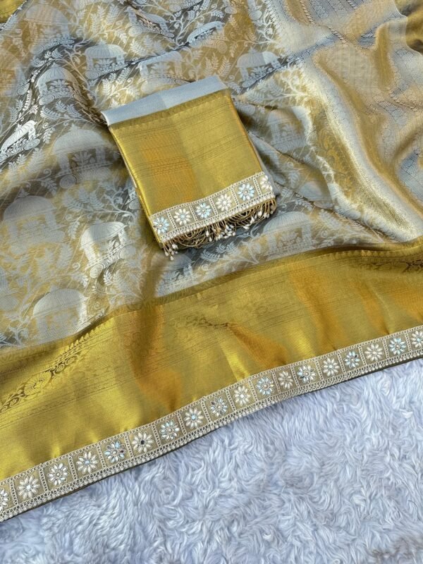 Arya - Kanjivaram silk saree - Image 3