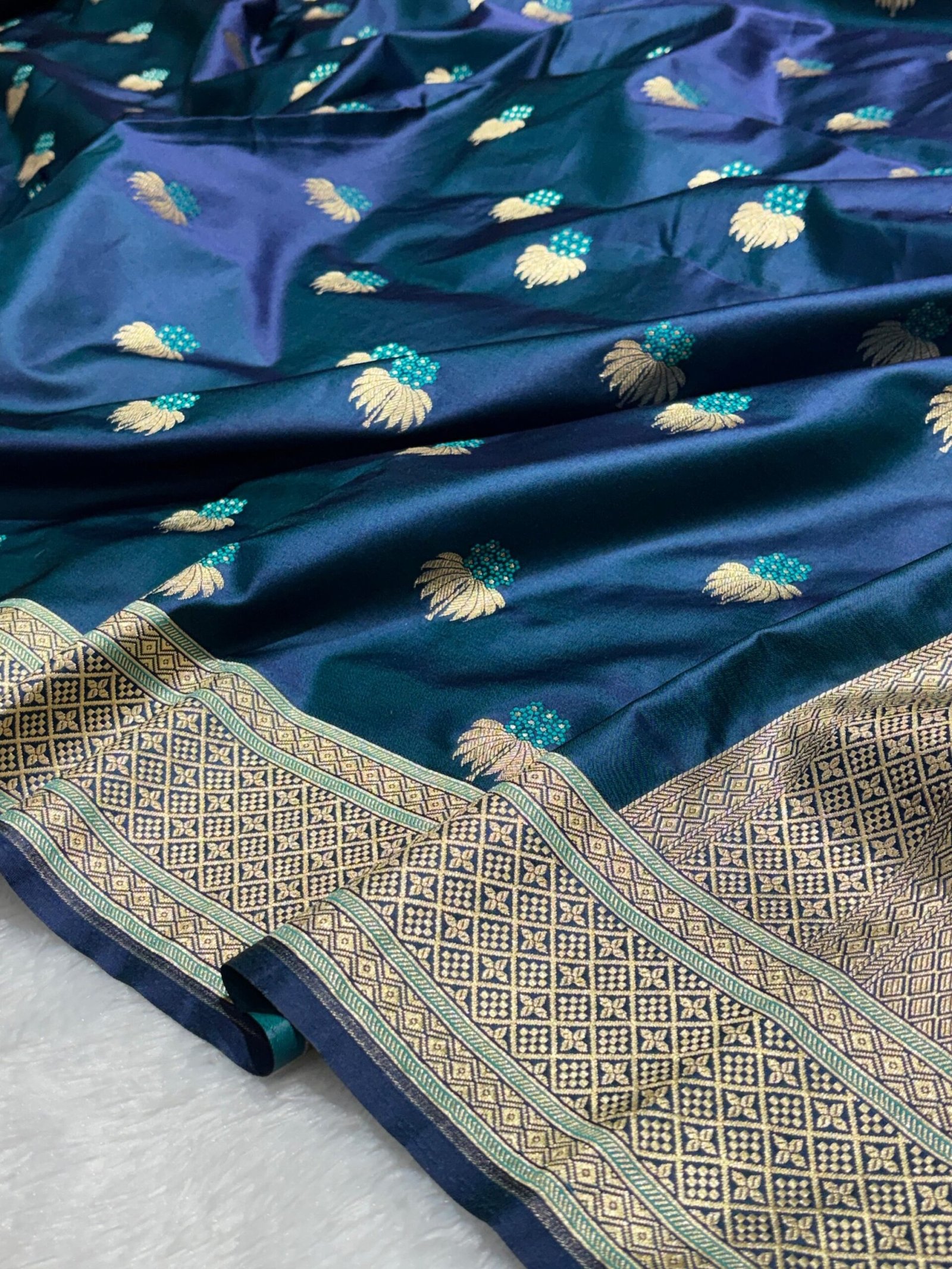 ZAARA - Banarasi Mashru Katan Silk - Image 1