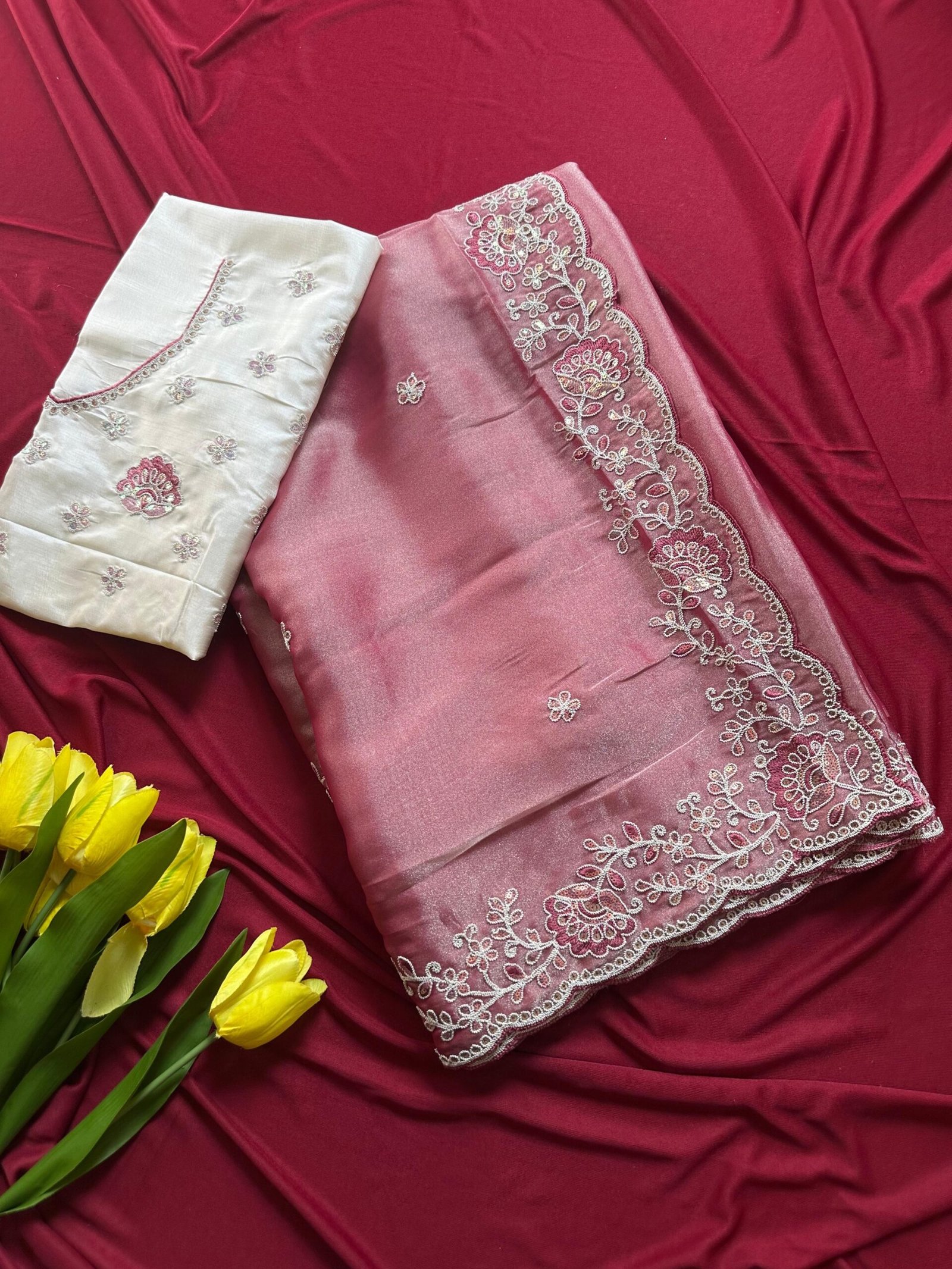 SHARJEENA - Shimmer tissue silk - Image 2