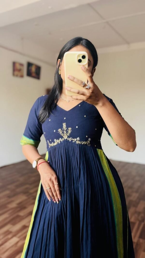 Ziya Mangalagiri handloom cotton kurti pant set - Image 9