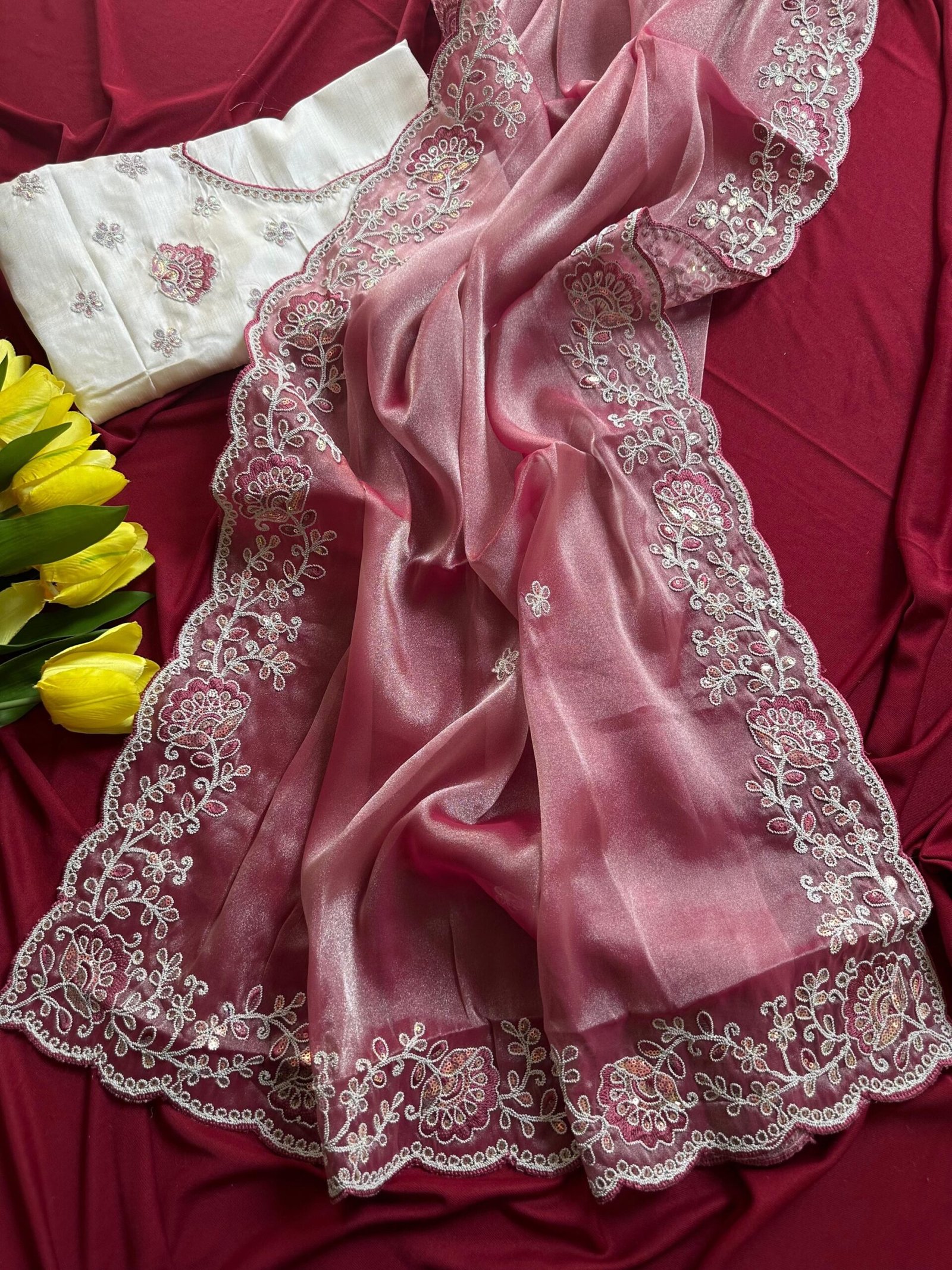 SHARJEENA - Shimmer tissue silk - Image 3