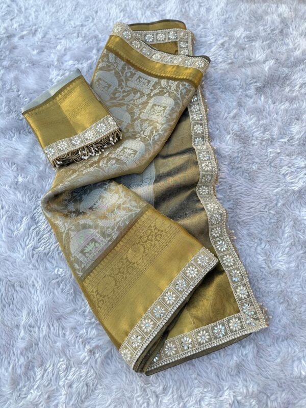 Arya - Kanjivaram silk saree - Image 6