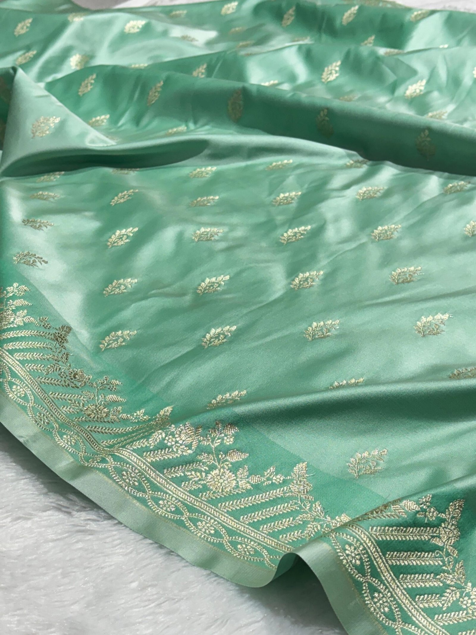 ZARVYA - Banarasi Mashru Katan Silk - Image 1