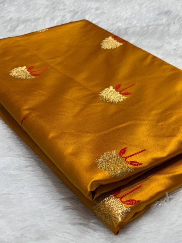 ZARIA - Banarasi Mashru Katan Silk - Image 4
