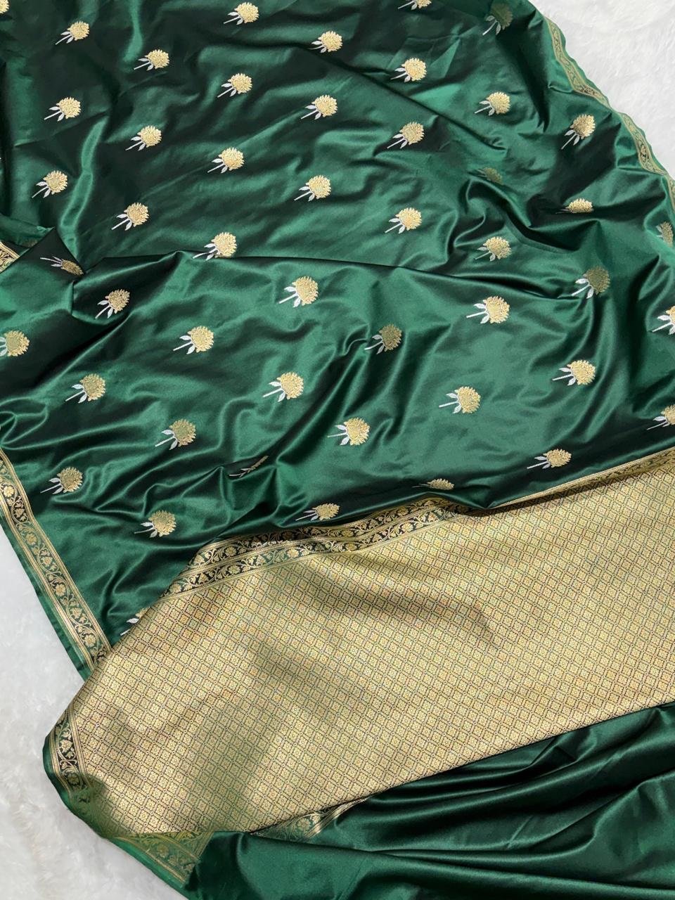 ZARIA - Banarasi Mashru Katan Silk - Image 3