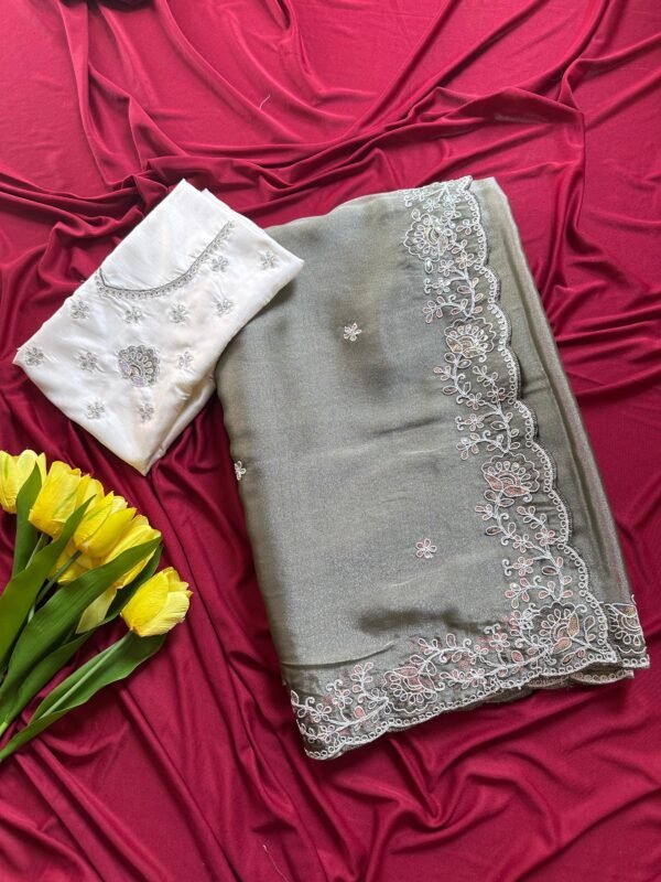 SHARJEENA - Shimmer tissue silk - Image 3