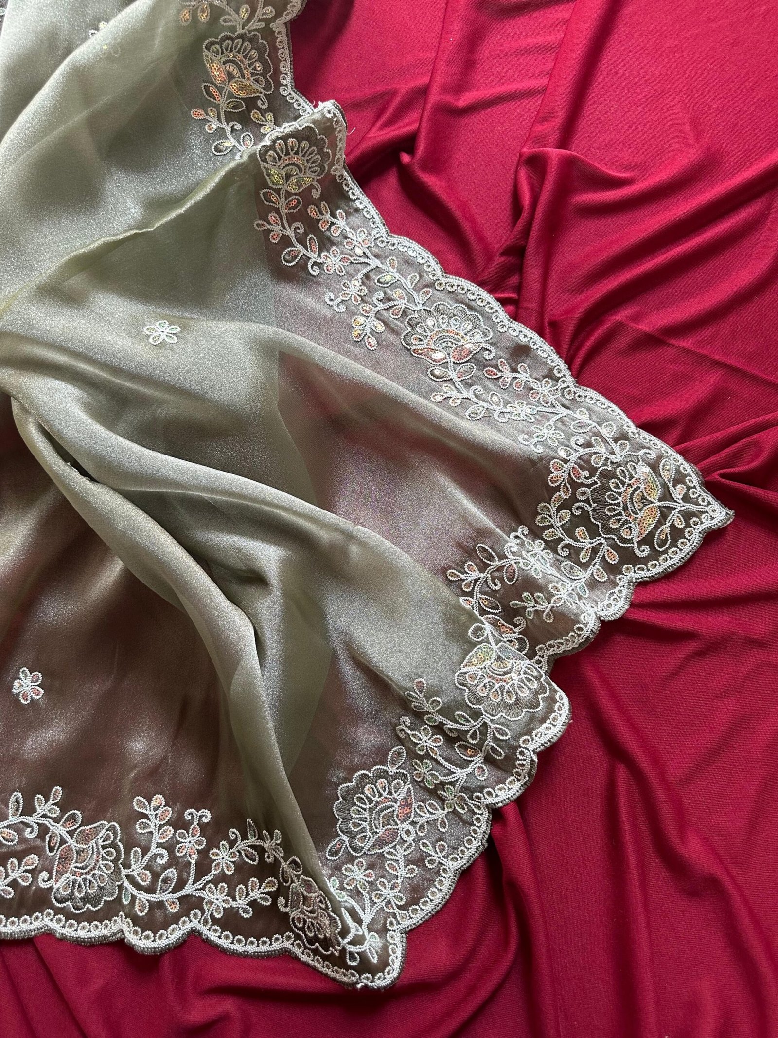 SHARJEENA - Shimmer tissue silk - Image 4