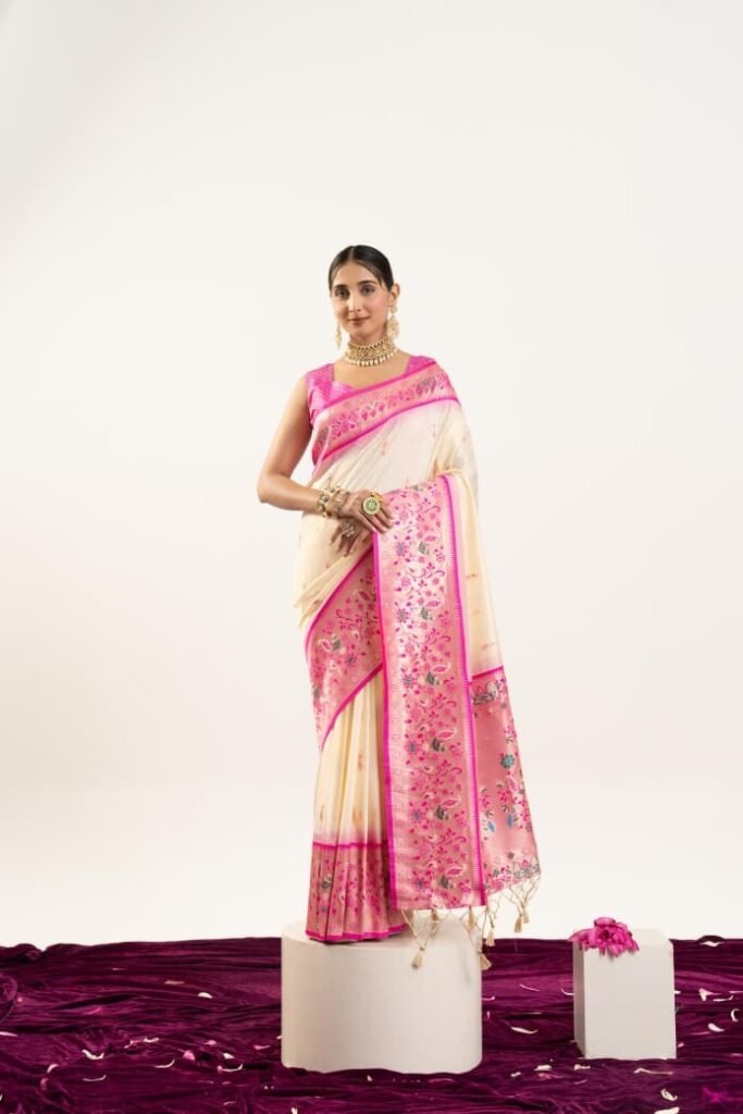 VAISHU - Banarasi Paithani Silk Saree