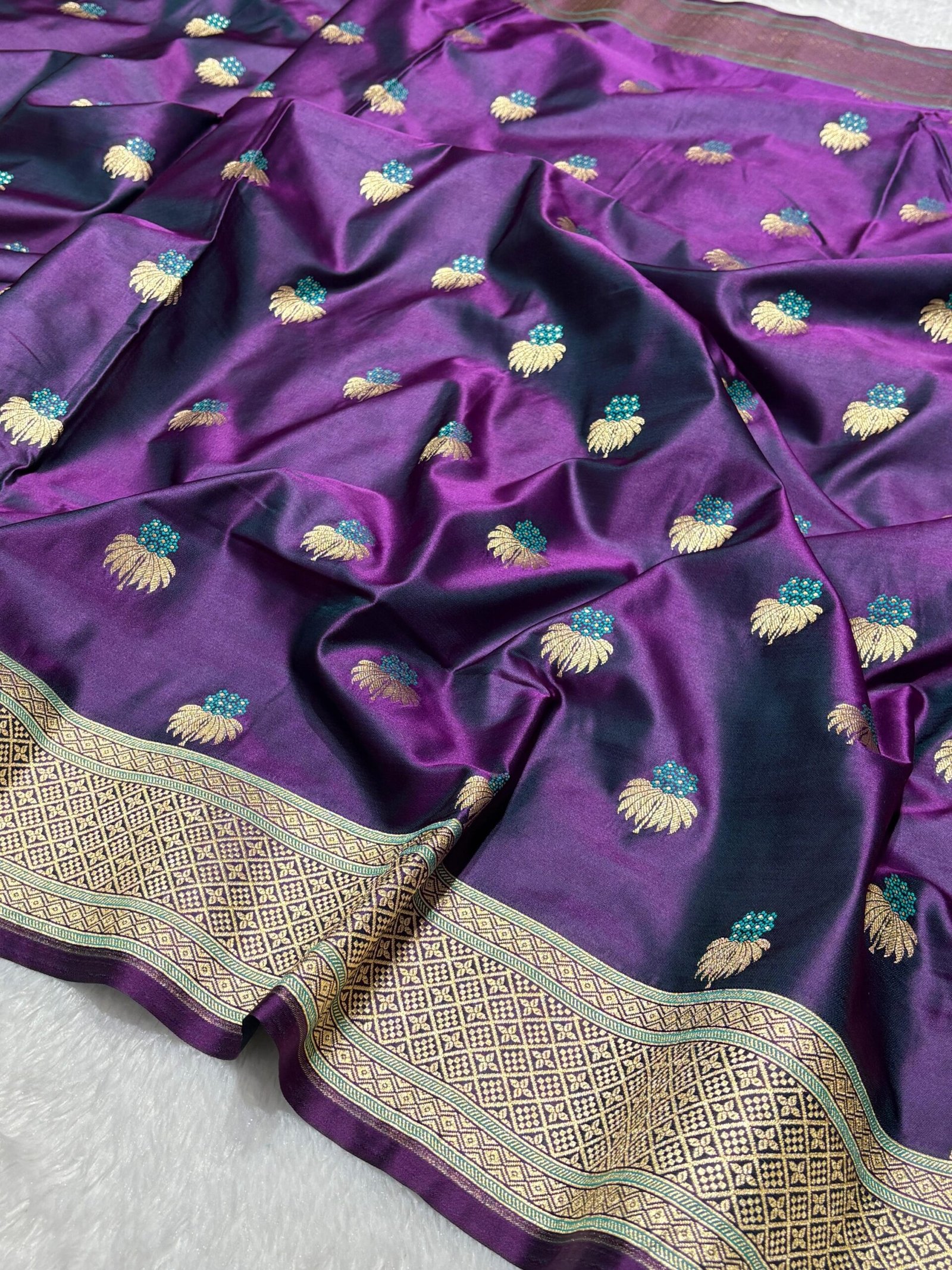 ZAARA - Banarasi Mashru Katan Silk - Image 1