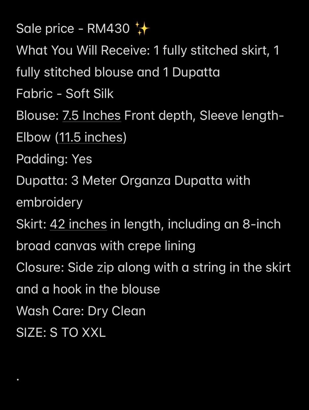 Adheera Soft Silk Orange Lehenga Set - Image 3