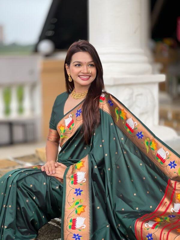 TANVI - Bottle green