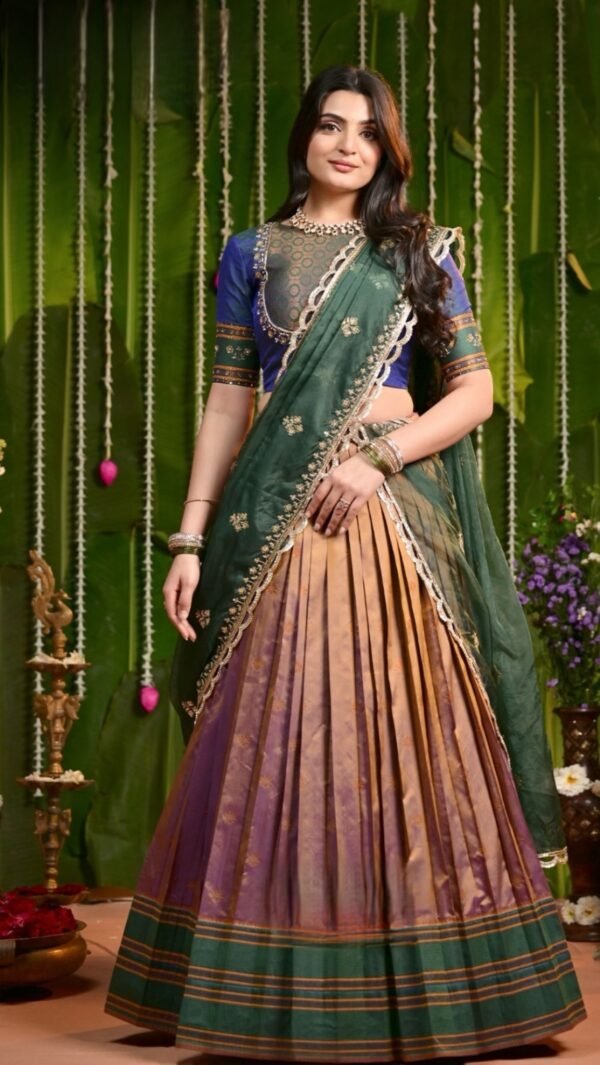 Devayani Paithani Soft Silk Lehenga Set