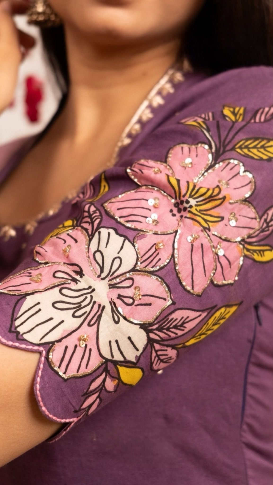 Anjali Kalamkari Kurta Set - Image 7