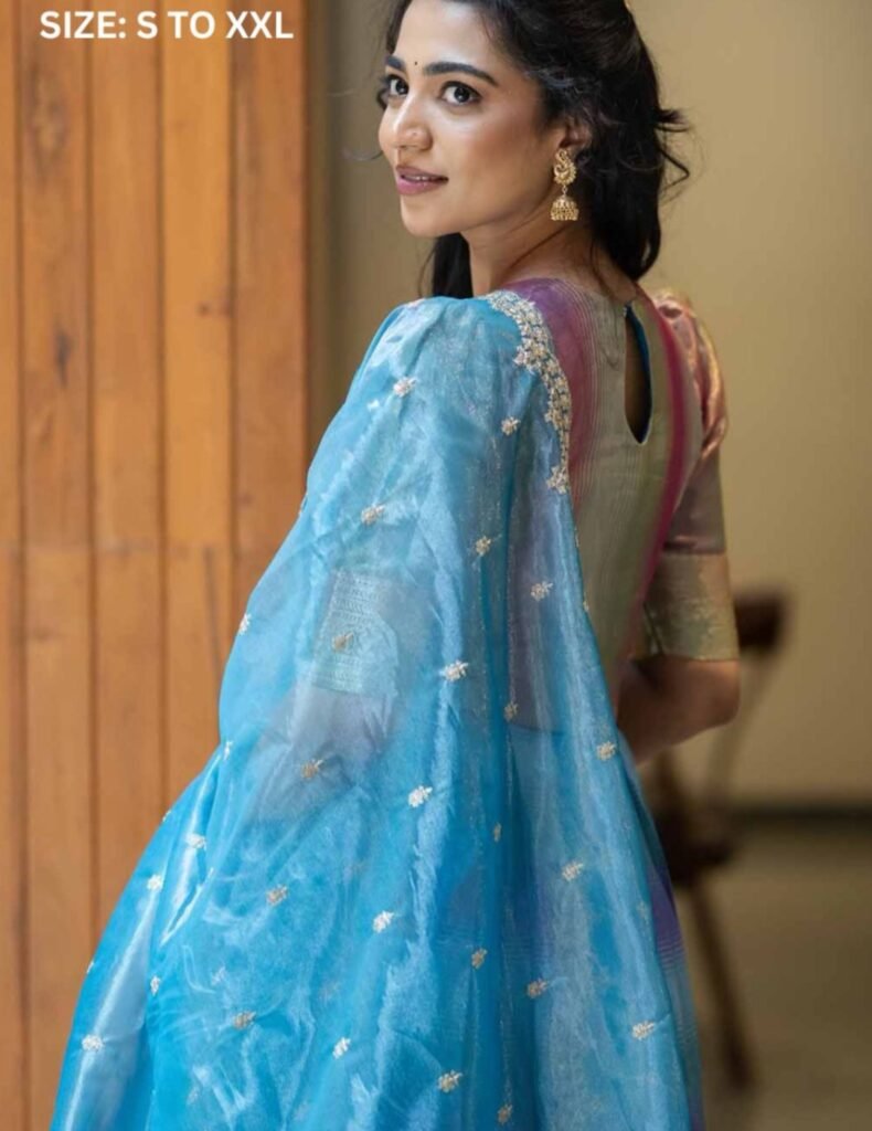 KAYAL - Tissue silk gown