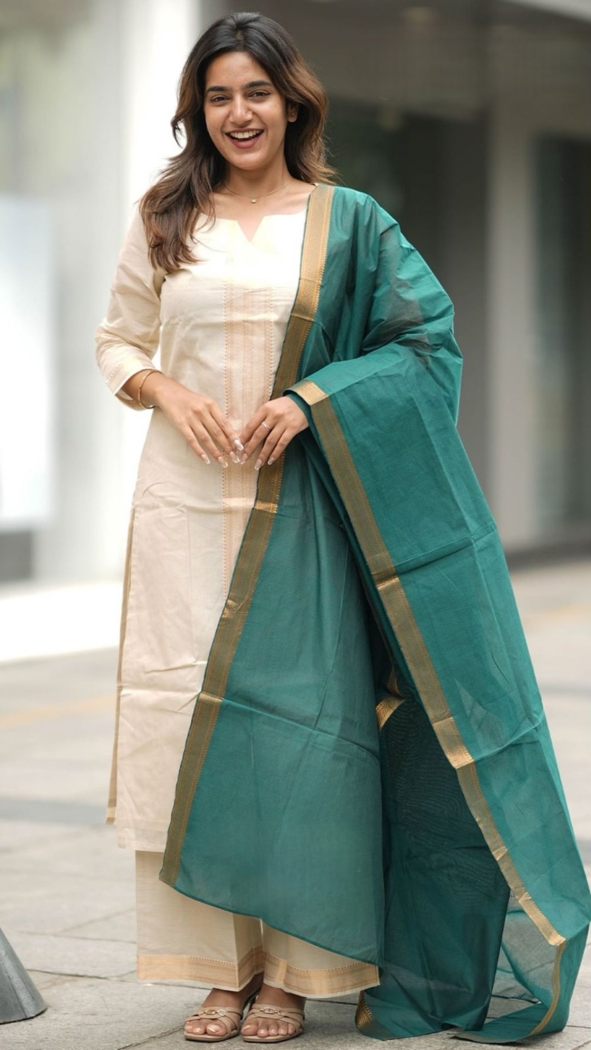 Tanya Mangalgiri Cotton Kurta Set - Image 1