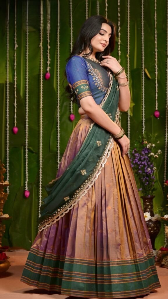 Devayani Paithani Soft Silk Lehenga Set