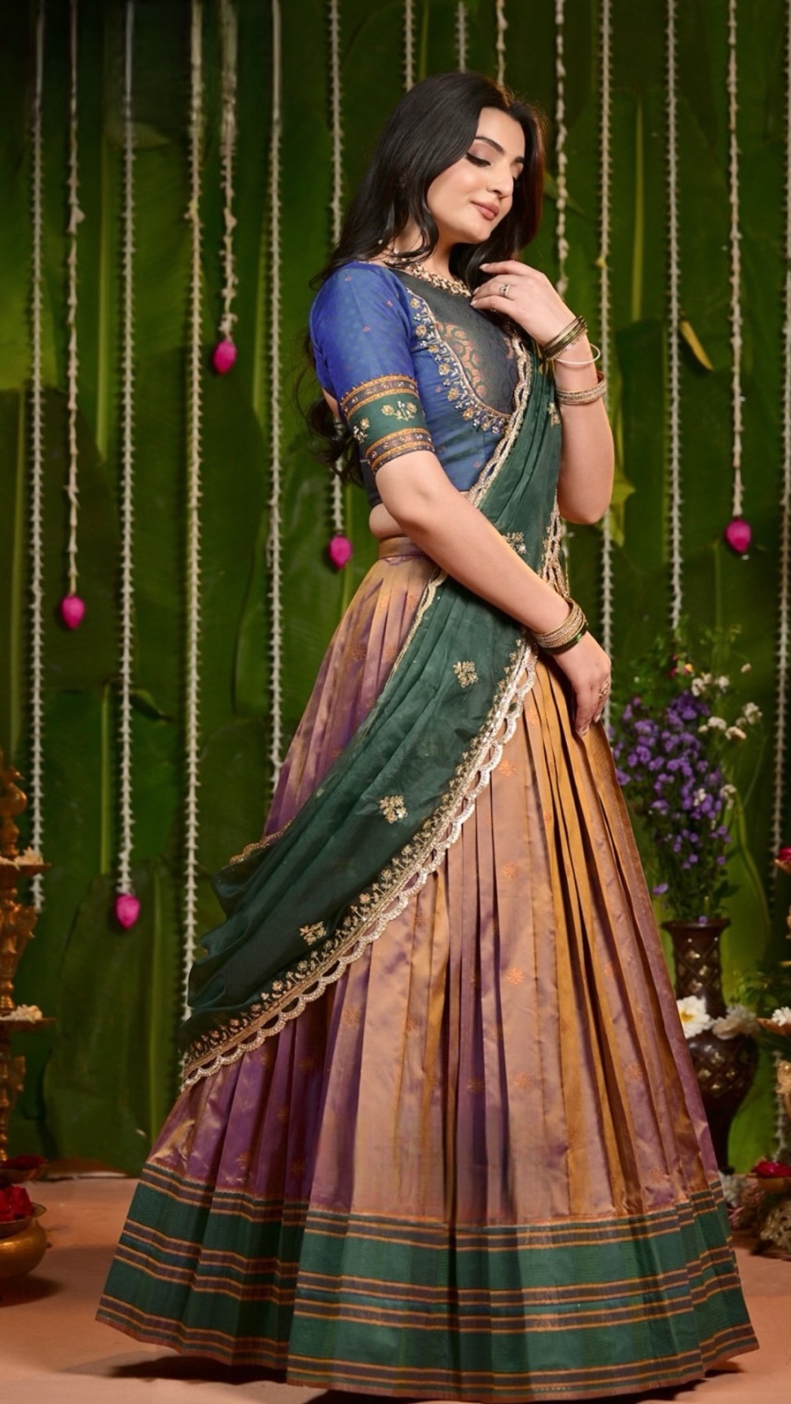 Devayani Paithani Soft Silk Lehenga Set - Image 2