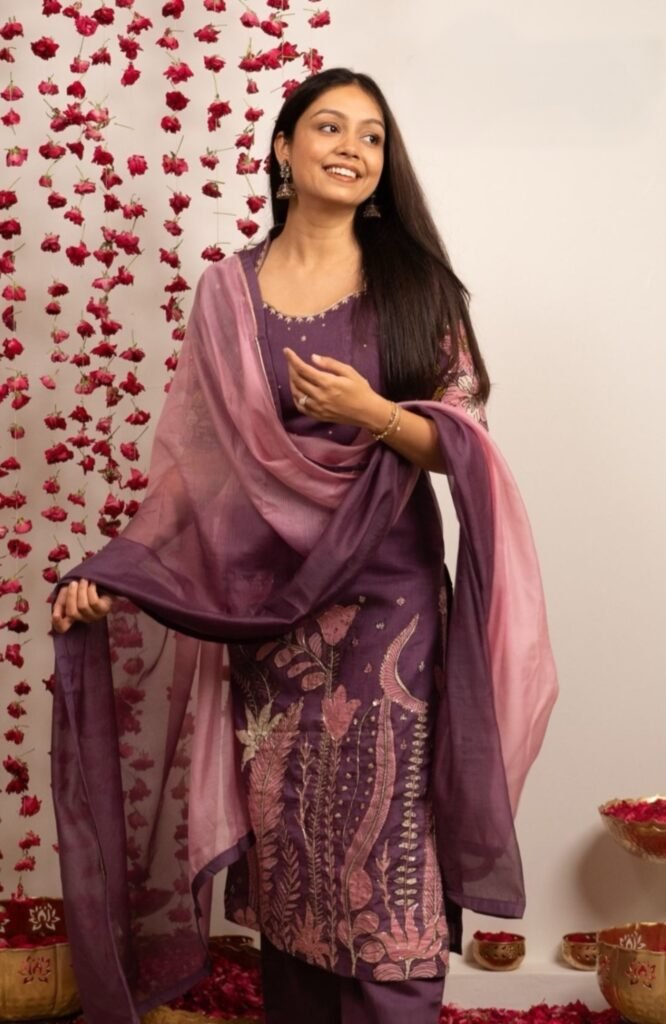 Anjali Kalamkari Kurta Set