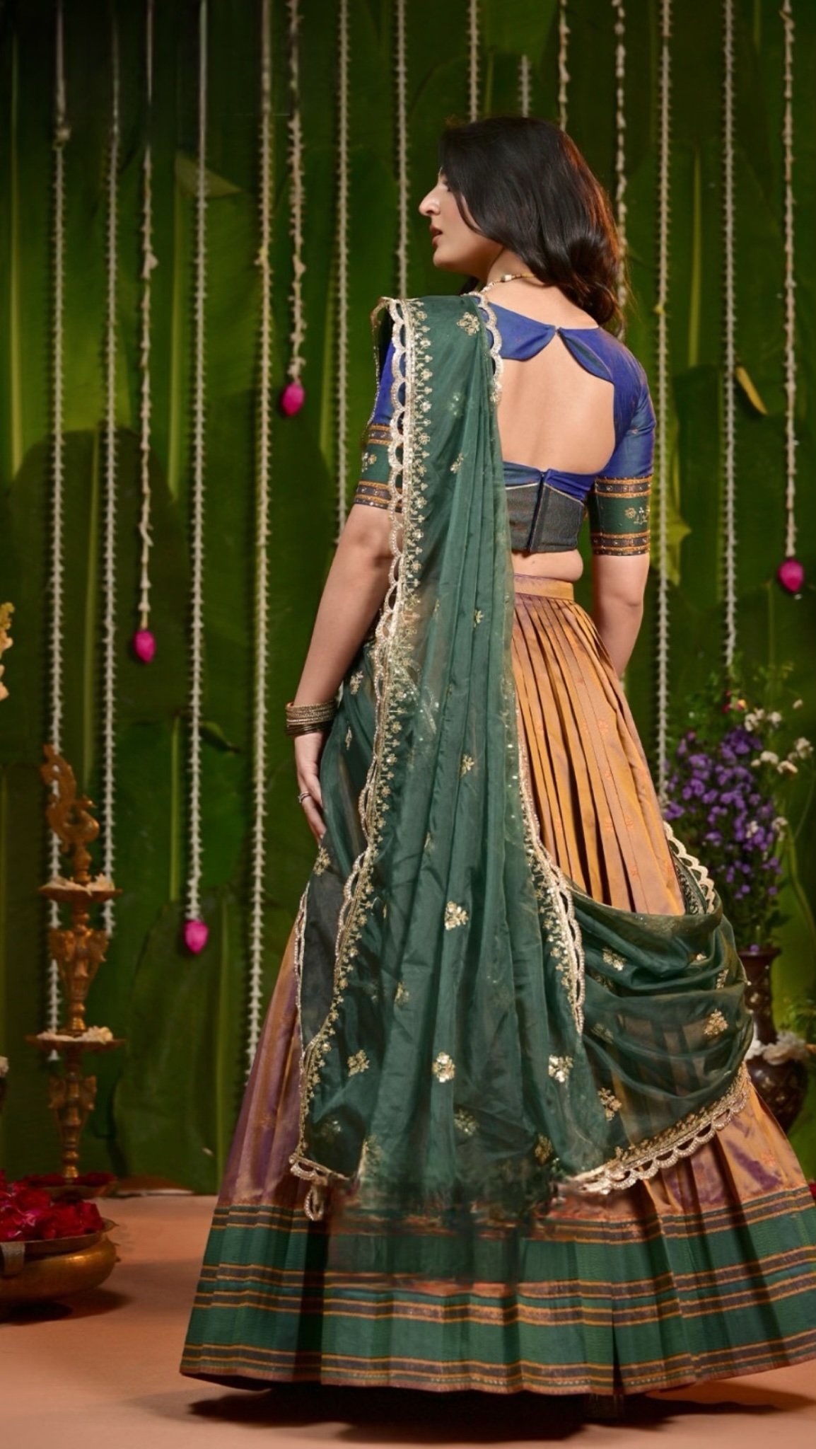 Devayani Paithani Soft Silk Lehenga Set - Image 3