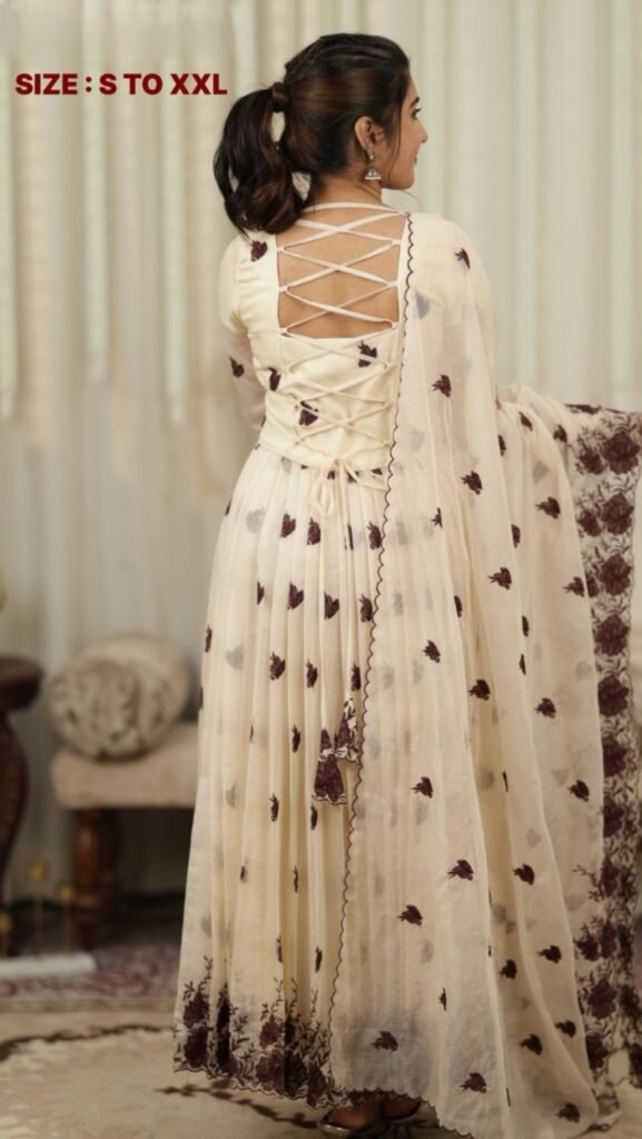 Sahana kota embroidered Anarkali Set