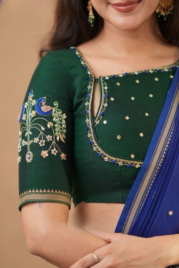 Ahrana 2-In-1 Cotton Half Saree - Image 4