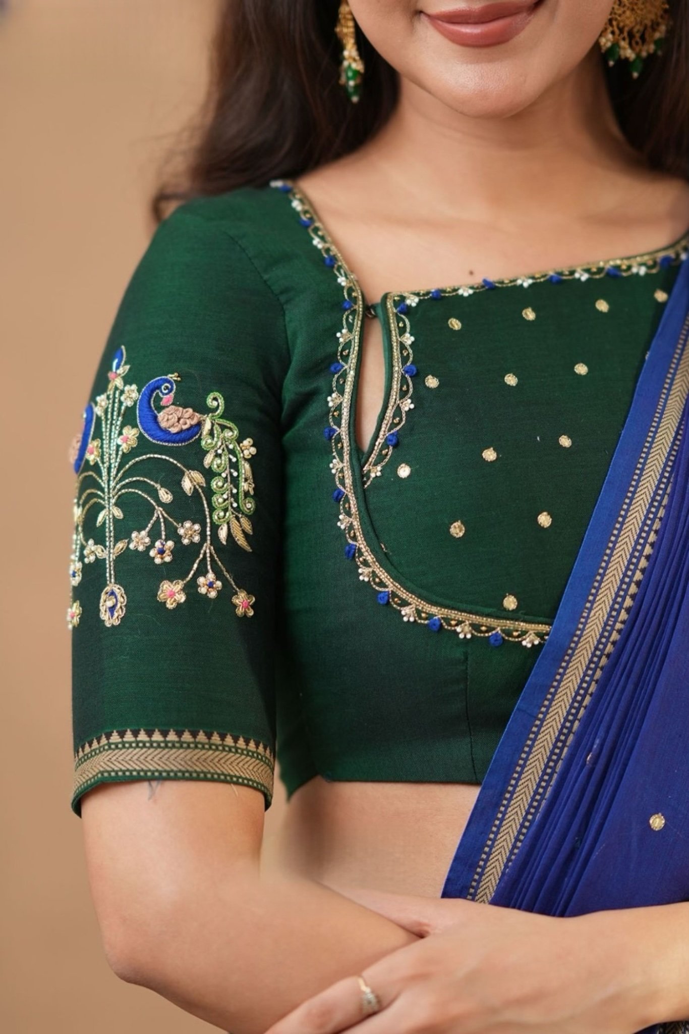 Ahrana 2-In-1 Cotton Half Saree - Image 4