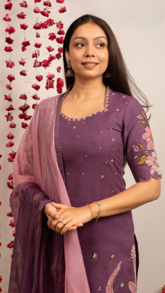 Anjali Kalamkari Kurta Set