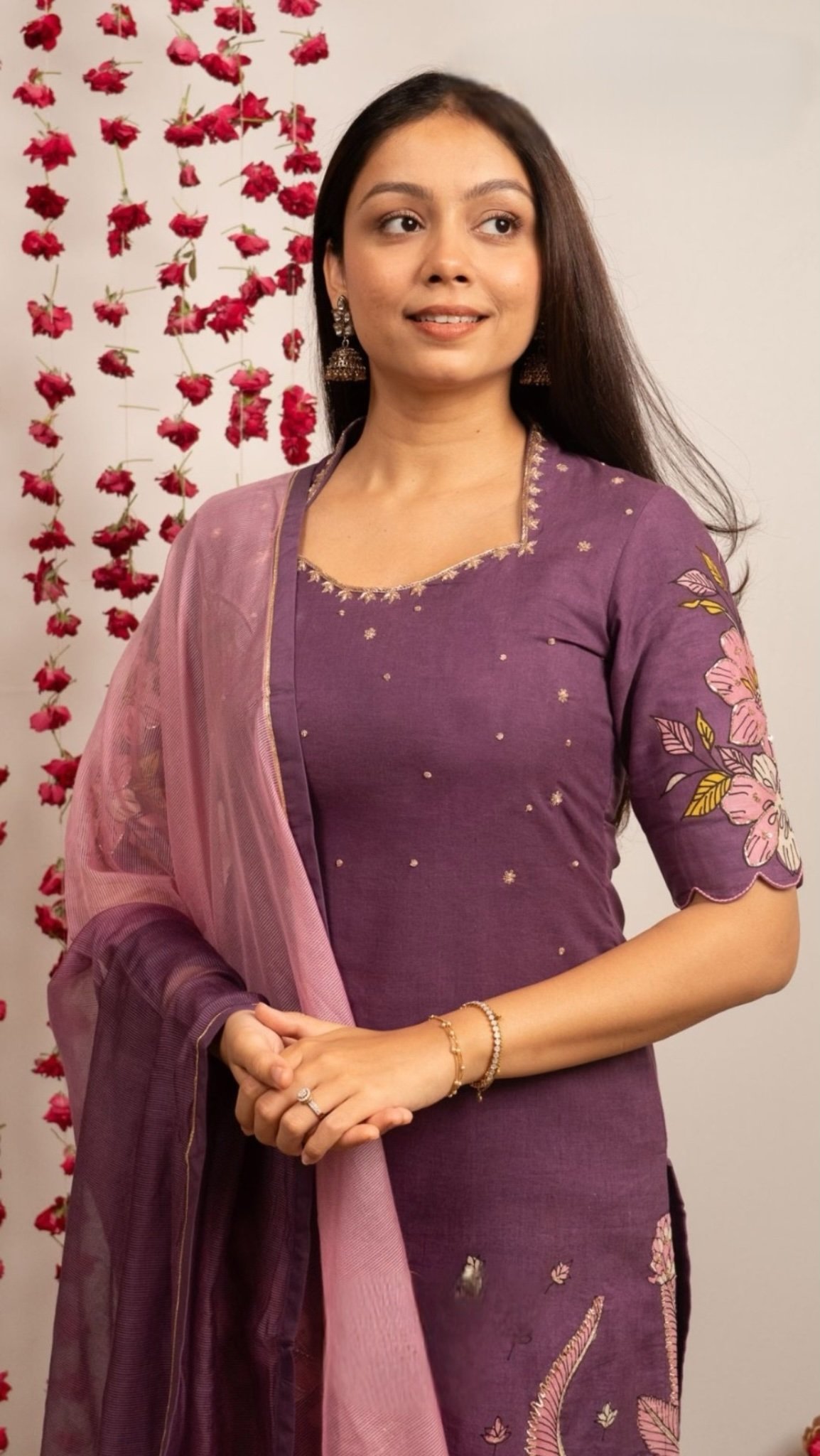 Anjali Kalamkari Kurta Set - Image 3