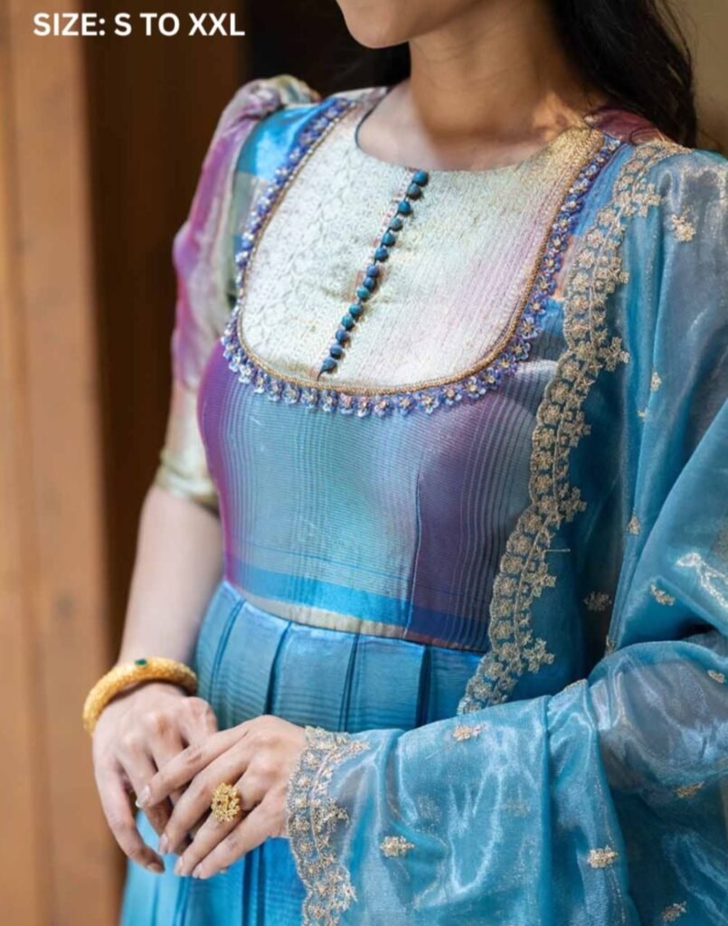 KAYAL - Tissue silk gown