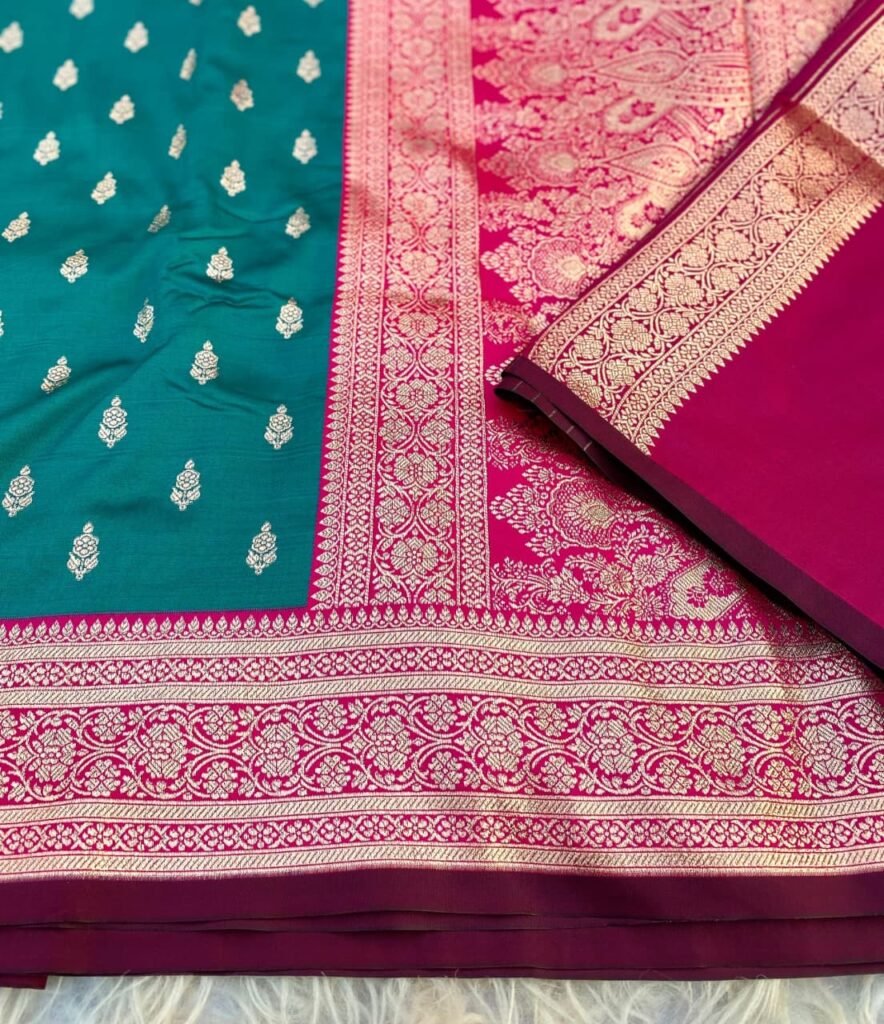 BANARASI ZARI SEMI SATIN SILK