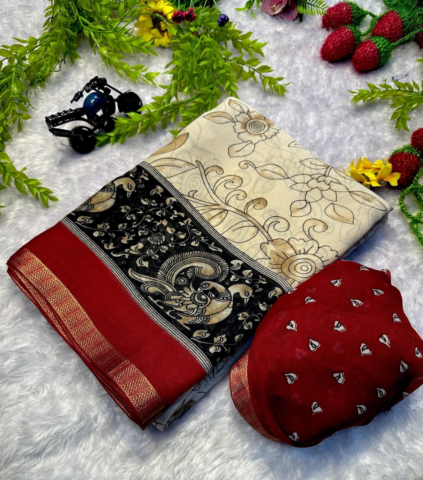 CLEARANCE SALE - GEORGETTE SAREES - Image 3