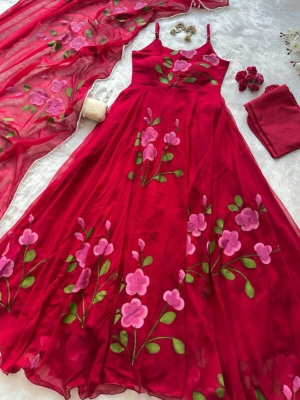 Floral Anarkali - Image 3
