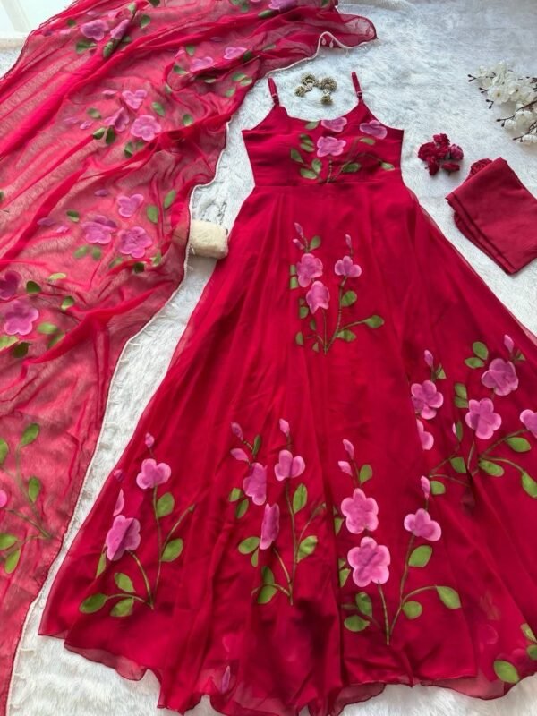 Floral Anarkali