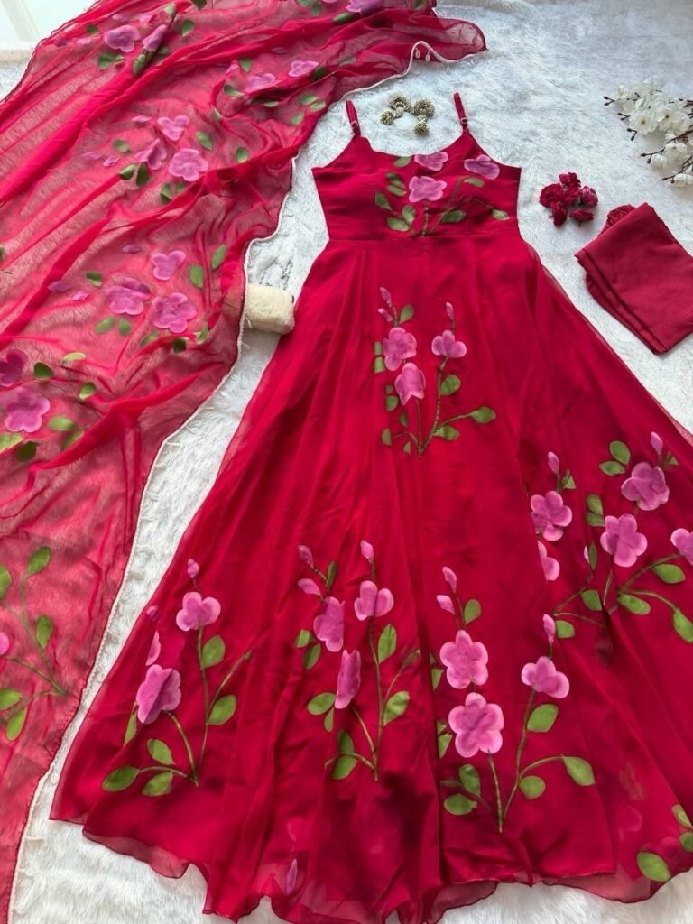 Floral Anarkali