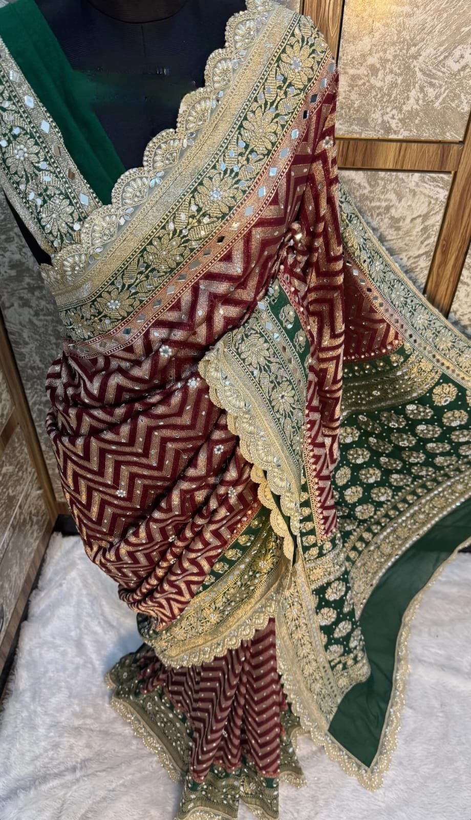 ZAARISHA- MIRROR KHADI EDIT - Image 5